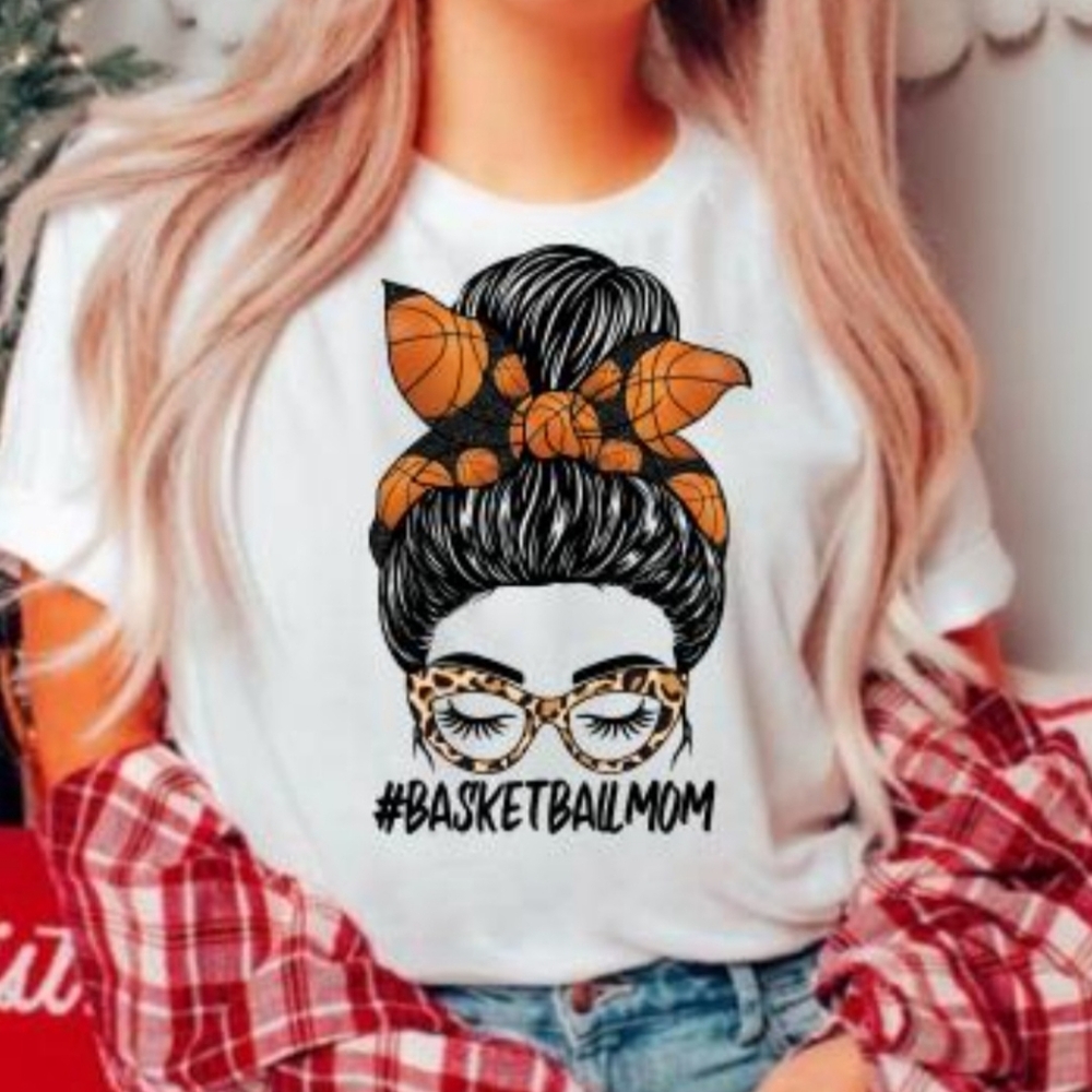 Basketball Mom shirts! Custom made